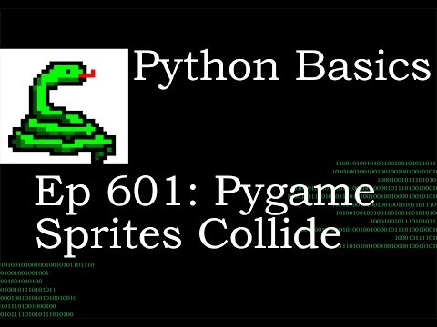 Python Basics Tutorial Pygame Sprite Collide
