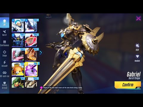 Gabriel Gameplay #3 || Duo to Solo squad 😭 || Super Mecha Champions Ft. Sakura