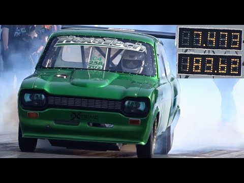 Quickest Mk1 Escort In The World (4cyl)  - 7.47 @ 183mph