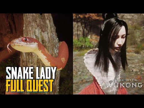 How to complete the Snake Lady Quest Purple Cloud Mountain Black Myth Wukong 2024