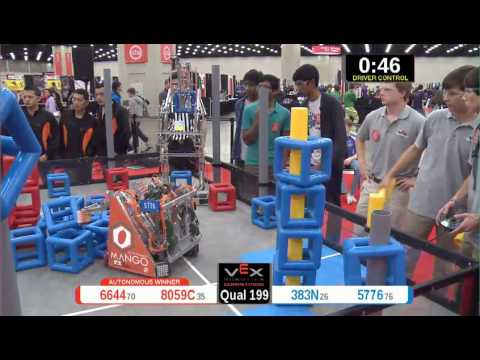 2015 VRC Arts Q199 - 6644 8059C vs 383N 5776 - 87 to 62 - VEX Worlds 2015 - Arts Division