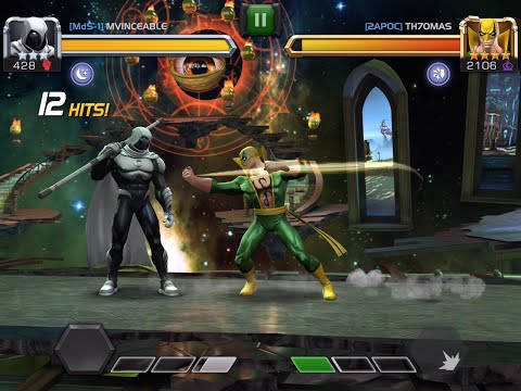 Moon Knight vs. Iron Fist | Marvel Contest of Champions