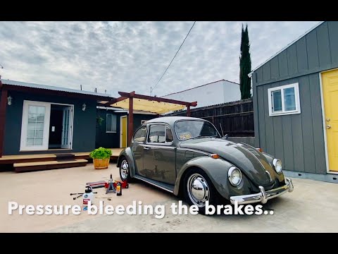 Pressure Bleeding VW Brakes   HD 1080p