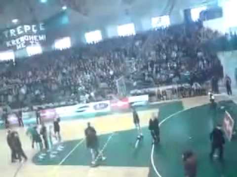 KB Trepça VS KB Sigal Prishtina  ( Flamuri Gjigant i TORCIDES ) 2010