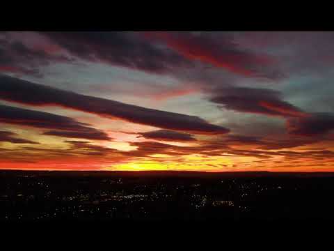 Le soleil se couche...