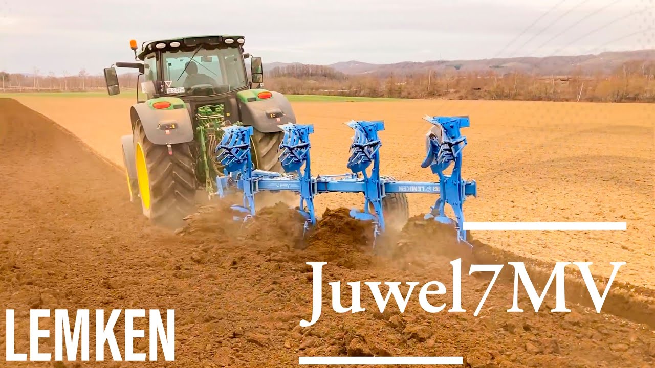 動画のサムネイル画像：LEMKEN リバーシブルプラウ Juwel7MV