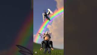 #shorts #viral Something follows my Roblox avatar 🦄🌈 #roblox #unicorn #dream #gaming #aishorts #sora