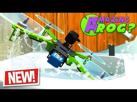 FLUSHING THE NEW DRONES DOWN THE MAGIC TOILET - Amazing Frog Part 172 | Pungence