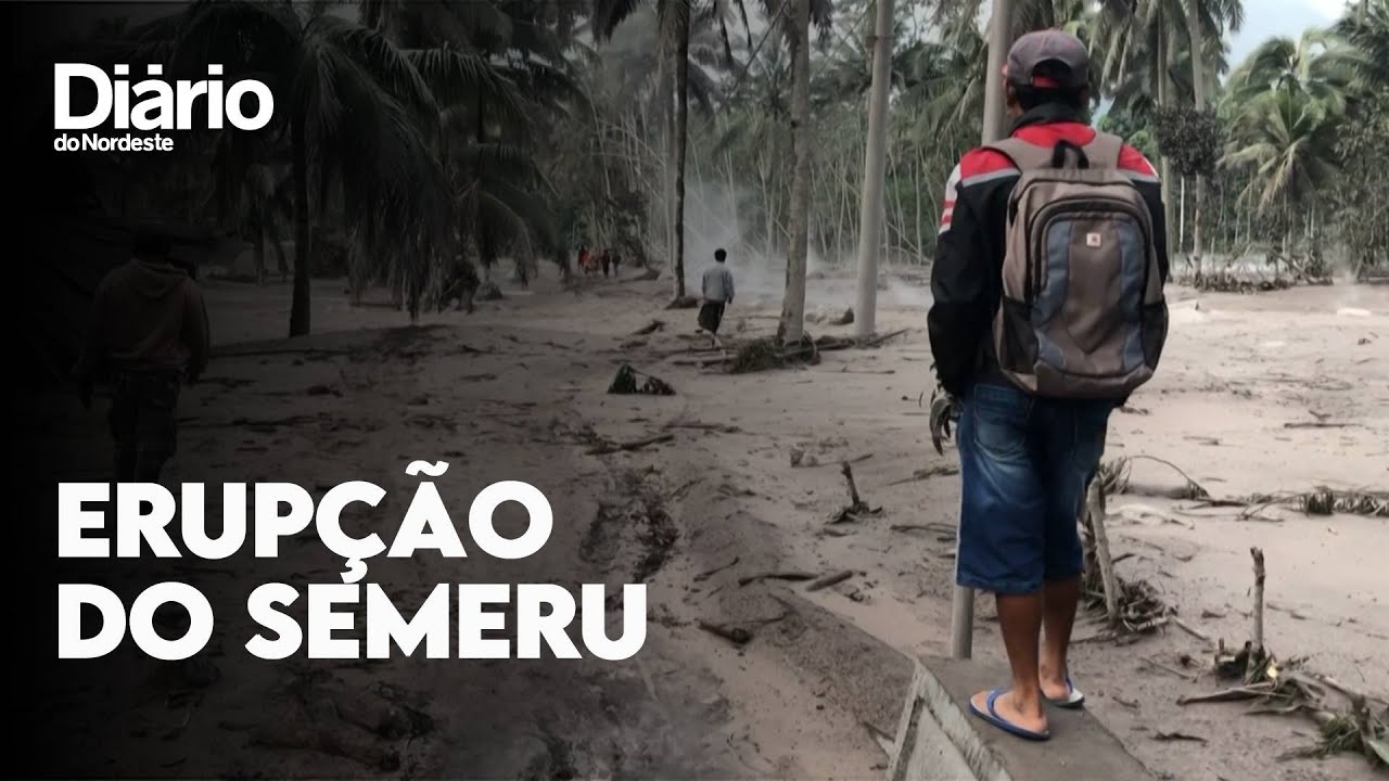 Imagem da notícia: Erupção do Vulcão Semeru deixa vários mortos e dezenas de desaparecidos, na Indonésia