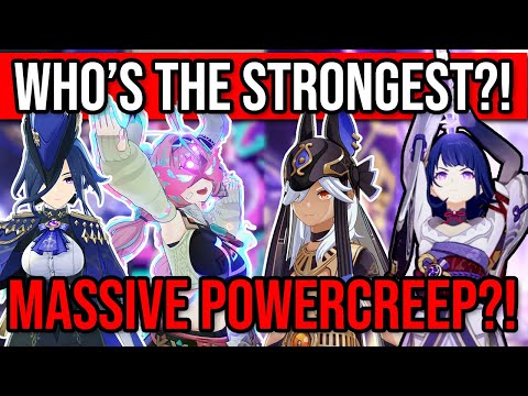 DPS SHOWDOWN! How bad is Powercreep?! Varesa vs Clorinde vs Cyno vs Raiden! C0-C6!