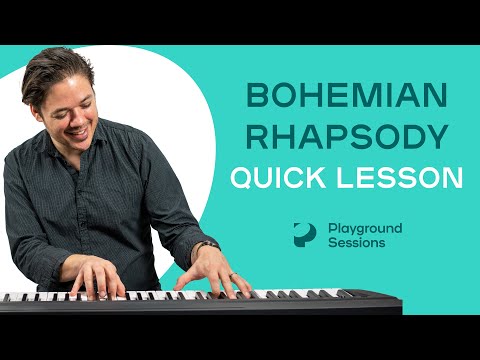 Quick Piano Riff Lesson on 'Bohemian Rhapsody' by Queen -- Playground Sessions
