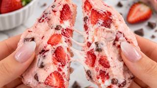 Easy No-Bake Strawberry Cookies! Quick, Simple And Delicious