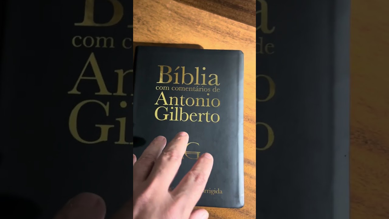 Lançamento Cpad Bíblia de Comentário Antônio Gilberto Grande Capa de luxo