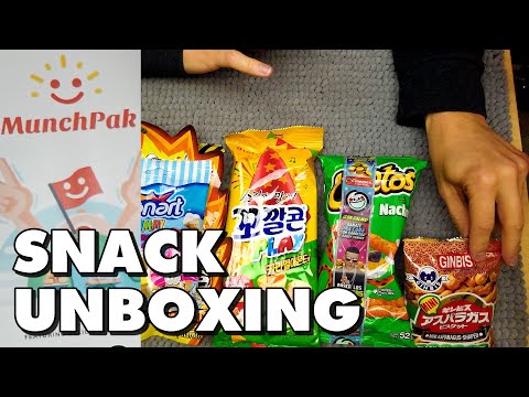 Unboxing MunchPak Snack Box - ASMR