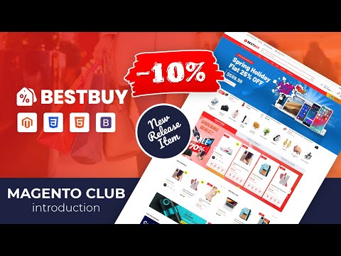 BestBuy - Modern Marketplace Magento 2 Theme - Magento Theme Club from MagenTech