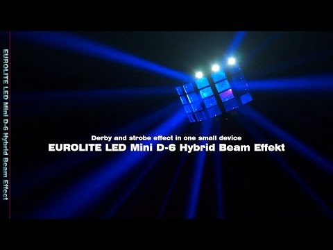 EUROLITE LED Mini D-6 Hybrid Strahleneffekt