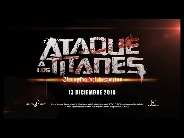 Vídeo relacionado con Ataque A Los Titanes. La Película. El Rugido Del Despertar [DVD]