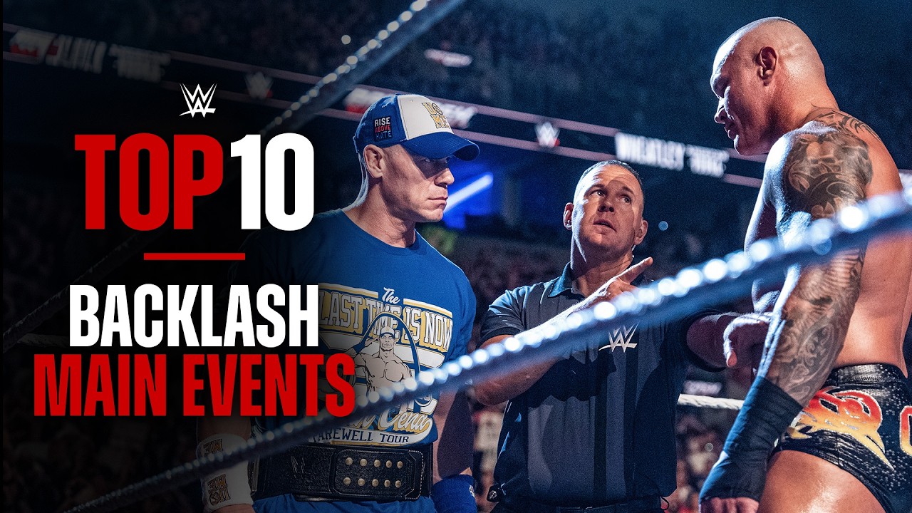 Most incredible Backlash main events: WWE Top 10, May 3, 2026