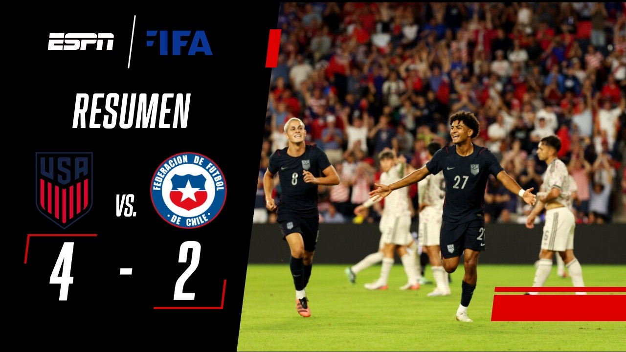 ESTADOS UNIDOS LO DIO VUELTA Y LE GANÓ A LA ROJA EN ST. LOUIS | USA 4-2 Chile | RESUMEN