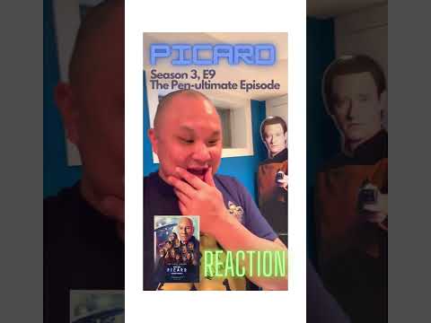 Picard S3E9 #Reaction #StarTrek #Picard #TNG #shorts #picardseason3
