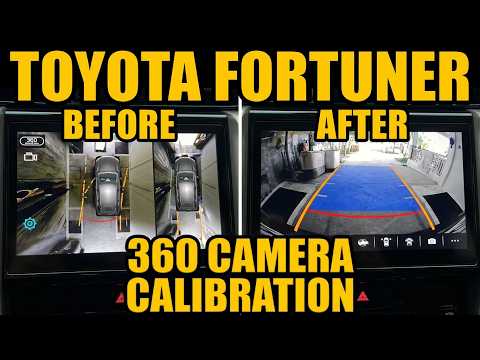 Part 2 of 2 - 360° Panoramic Camera Calibration Tutorial to Toyota Fortuner