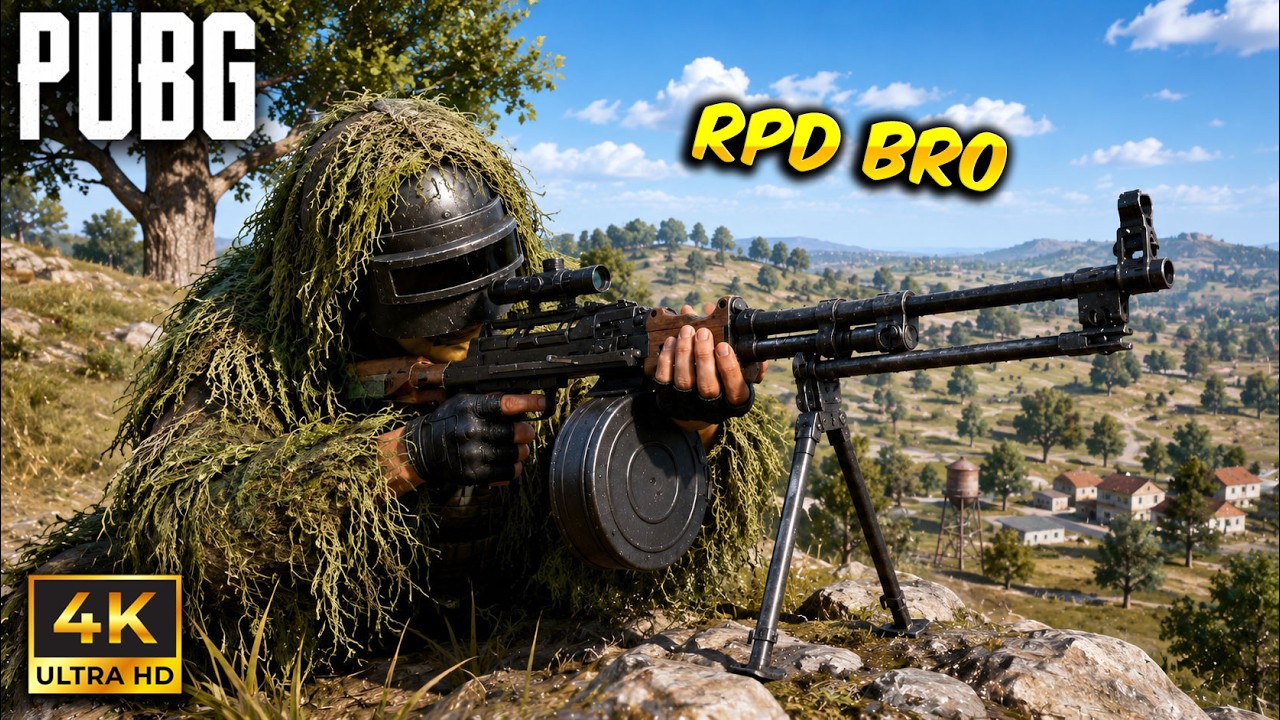 PUBG PC : EL 99% DE JUGADORES esta USANDO RPD - TPP GAMEPLAY GRAFICOS al MAXIMO!