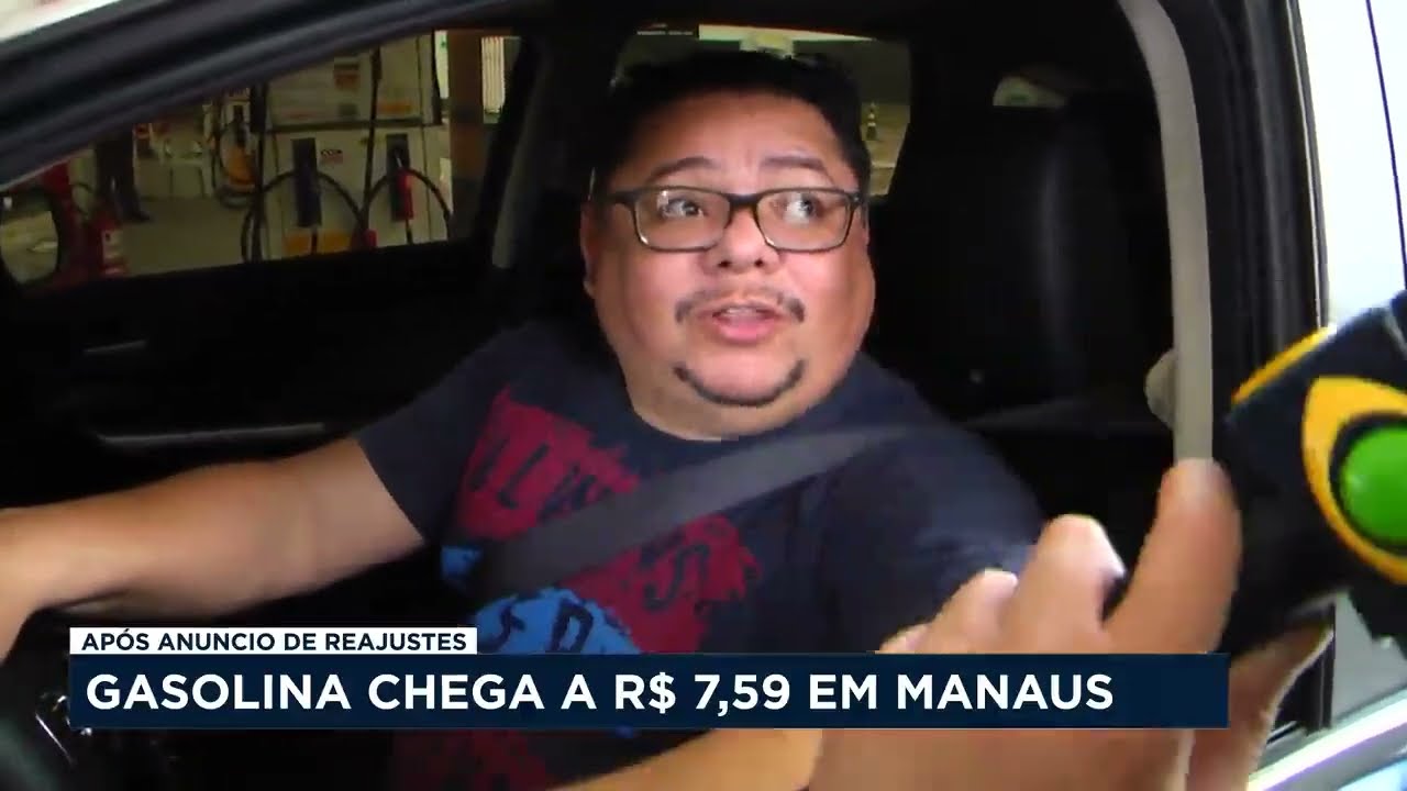 Preço da gasolina está caro, menos para esse cidadão que disse que pagaria até 10 reais em Manaus