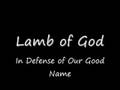 Lamb of God - In Defense of Our Good Name