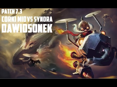 Dawidsonek as Corki in Midlane vs Syndra | Challenger | Patch 7.3