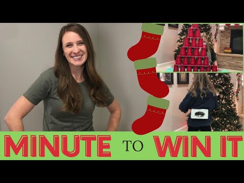 Christmas Minute to Win It Games from the Dollar Store