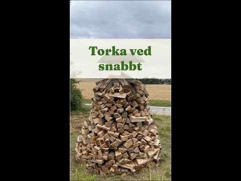 Stapla och Torka ved snabbt och snyggt - Trädgårdshacks med GardenR
