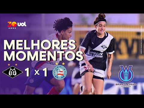 Gols e lances de Mixto x Bahia