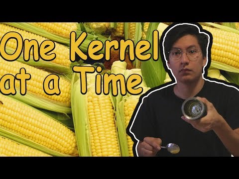 MUKBANG || Eating a can of Corn one Kernel at a Time