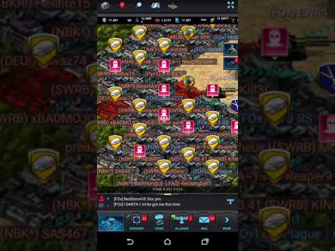 Mobile Strike - Rally Trap Base setup and Test against Maxed player
