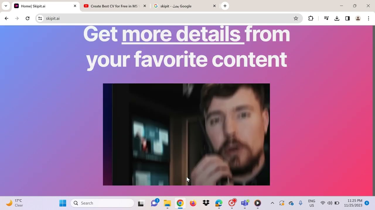 Skipit.ai: Tutorial 01