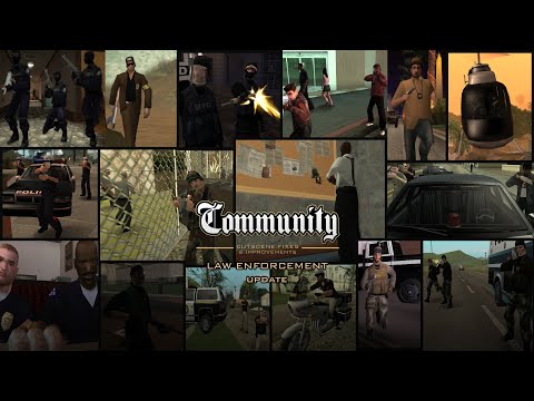 GTA SA Community Cutscene Fixes & Improvements Mod - Law Enforcement
