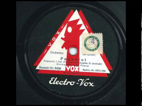 Paganini - Jenö Fesca & Sein Orchester