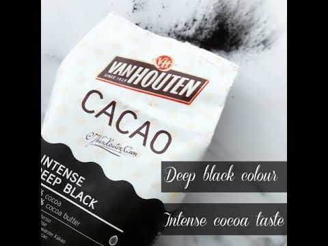 Intense Deep Black Cocoa Powder by Van Houten