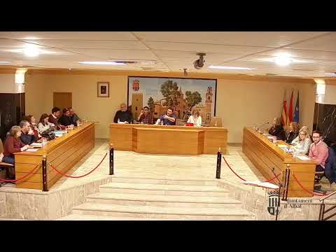 Ple Municipal Ordinari-  Ajuntament d´Albal 27/11/2025
