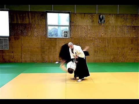 aikido,kinjo: yokomen uchi shiho nage