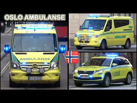 Ambulanse Oslo / Norwegian ambulances responding (collection) part 3