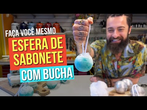DIY Soap Sphere with Sponge
