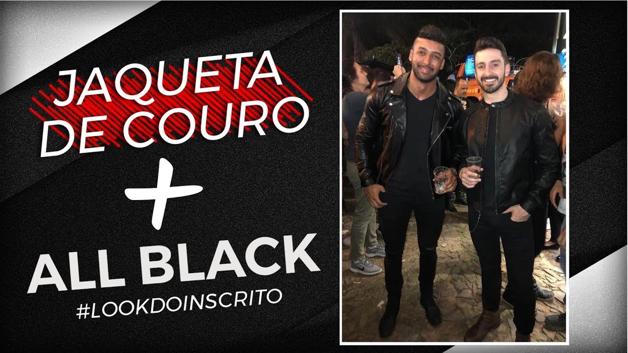 COMBINAÇÃO MATADORA para o inverno: jaqueta de couro + all black