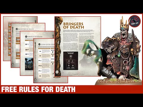 FREE RULES FOR WARCRY GRAND ALLIANCE DEATH - Overview Of The PDF Monsters, Reactions & Thralls
