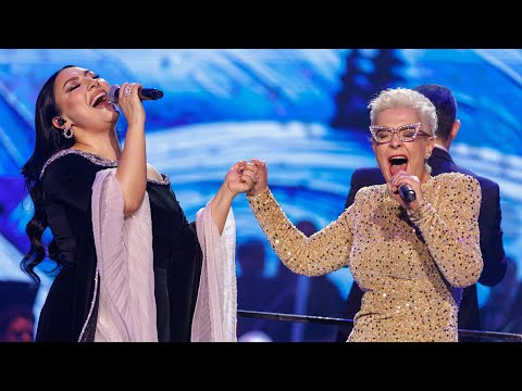 Andra & Monica Anghel - Din Ceruri Ninge Alb (din "Vis de Crăciun") (Live la BTarena)