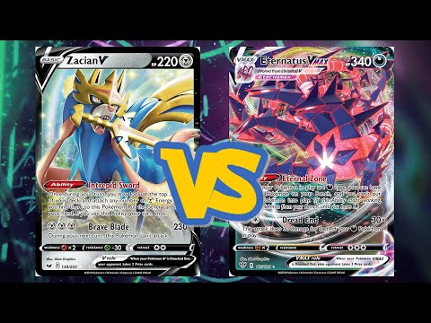 2020 Format Pokemon TCG Battle! Zacian V Vs Eternatus VMax!