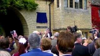 Robin Gibb's (Bee Gees) Blue Plaque Unveiling Ceremony at The Prebendal House, Thame, England, UK