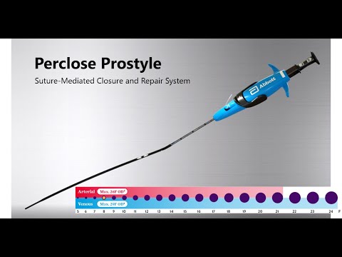 Perclose Prostyle Vascular Closure Device Deployment