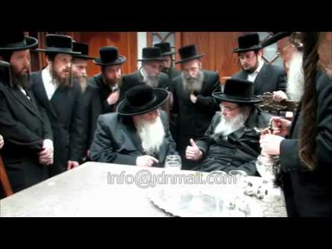 Sanzer Rebbe Visits The Belzer Rebbe - Tishrei 5773
