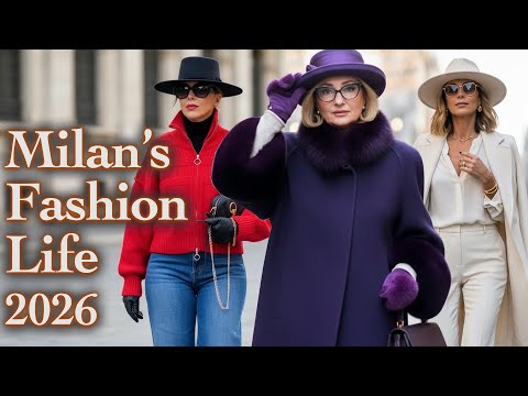 Milan’s Fashion Life 2026: Chic Street Style from Italy’s Most Stylish City | Street Fashion Vlog 🇮🇹